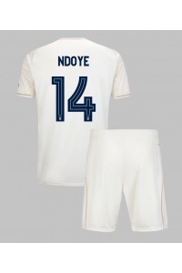 Fotbalové Dres Nottingham Forest Dan Ndoye #14 Dětské Venkovní Oblečení 2025-26 Krátký Rukáv (+ trenýrky)